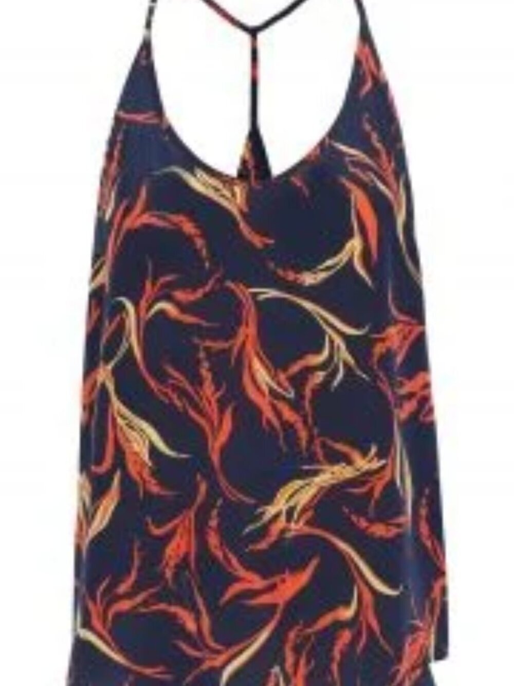 L'Agence Silk Floral Racerback Cami Tank Top Small S - Picture 6 of 9